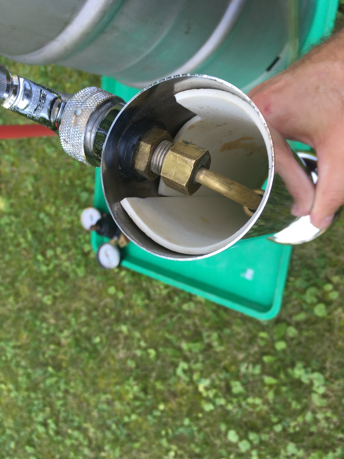 **MINNETONKA  1/4 BEER KEG, "D" COUPLER CO2 REGU DRAFT TOWER SUPERIOR TAP FAUCET