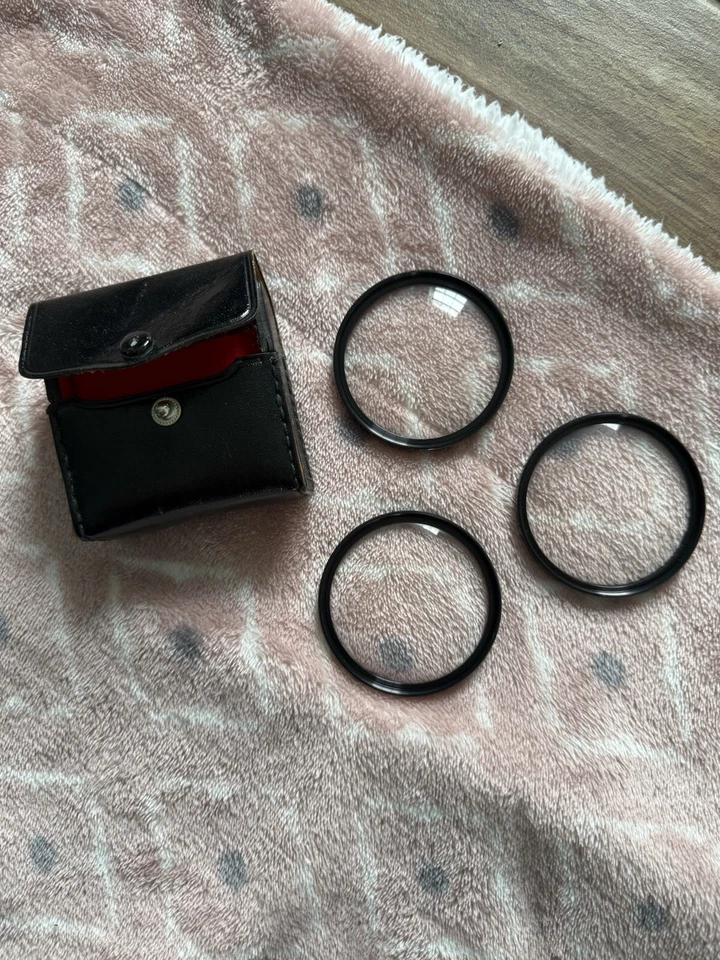 Vivitar 58mm Coated Close-up Lens Set(3 Lens)+1+2+4 Japan Macro Filters - Image 2 of 4