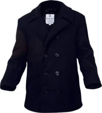 Rothco US Navy Type Pea Coat - Navy Blue