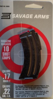 Savage Arms Mark II Series 10 Round Magazine .22LR .17HM2 Steel 10rd Mag 20005