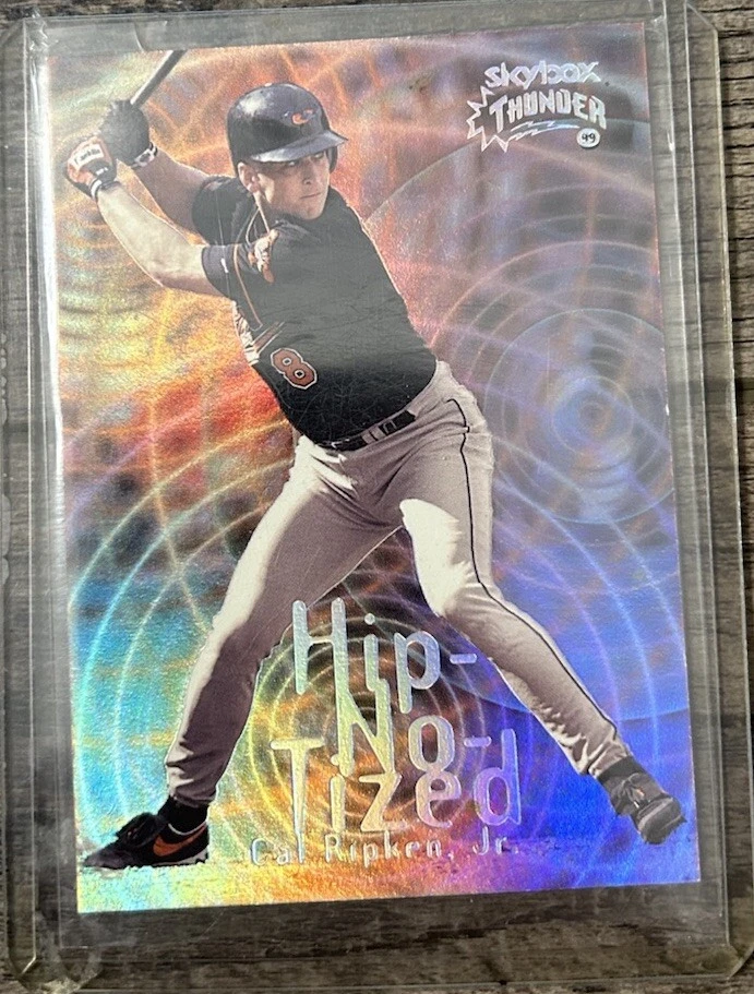 1999 Skybox Thunder Hip-No-Tized #10 Of 15 - Cal Ripken Jr. Orioles