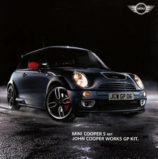 MINI COOPER S JOHN WORKS GP KIT JCW Sports Car Brochure Brochure Prices 2006 B6