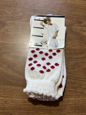 ELLE Active Women s Socks Dots Vintage 90s Acrylic Nylon Blend NWT Deadstock #4