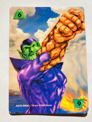 1995 X-men Super Skaull ' 95 Over Power Trading Card Game No. 6 Rare F/S