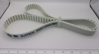 ELATECH V025T10A01360 STEEL REINFORCED TIMING BELT, 25MM X 1360 LONG, 1244A