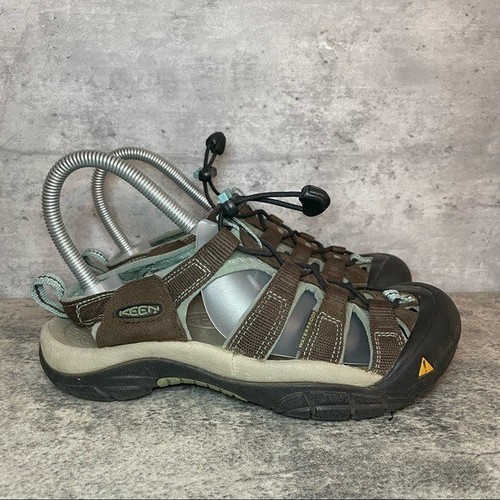 Keen Brown Leather Sandals Womens sz 6 
