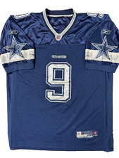 Reebok NFL Equipment Dallas Cowboys #9 Tony Romo Jersey Men’s Size XL 54 (A4)