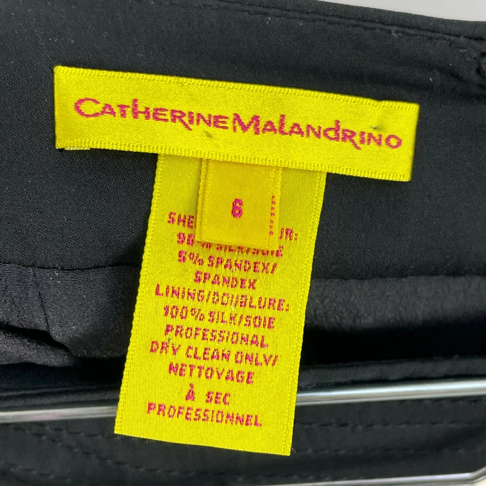Minifalda Catherine Malandrino para mujer 6 negra seda elástica burbuja Foto 4 de 4