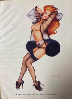 OLIVIA DE BERADINIS SEXY PIN-UP WE'RE GETTING MARRIED BUT HE WANTS HONEYMOON 1ST