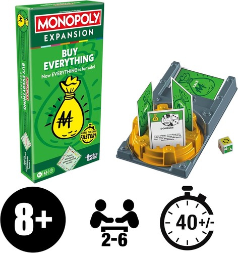 Monopoly Alles kaufen Erweiterung - Klassisches Monopolyspiel erforderlich (Englisch) - Bild 2 von 10