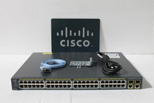 Cisco Catalyst 2960 WS-C2960-48PST-L 48-Ports Rack-Mountable Switch