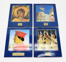 4 book lot - Piero Duccio Giotto Botticelli /...