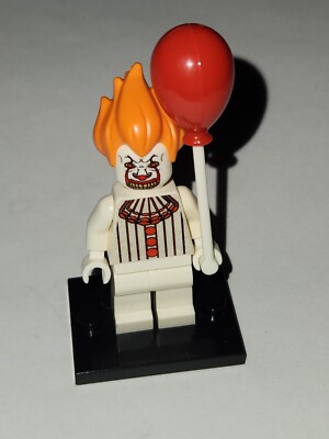 KILLER CLOWN PENNY WITH HIS RED BALLOON BUILD BLOCK MINIFIGURE