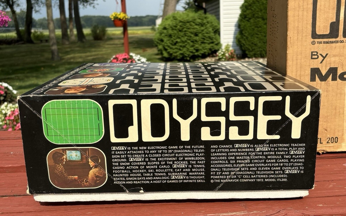RARE Magnavox Odyssey Home Video Game Console 1972 Second Run In 