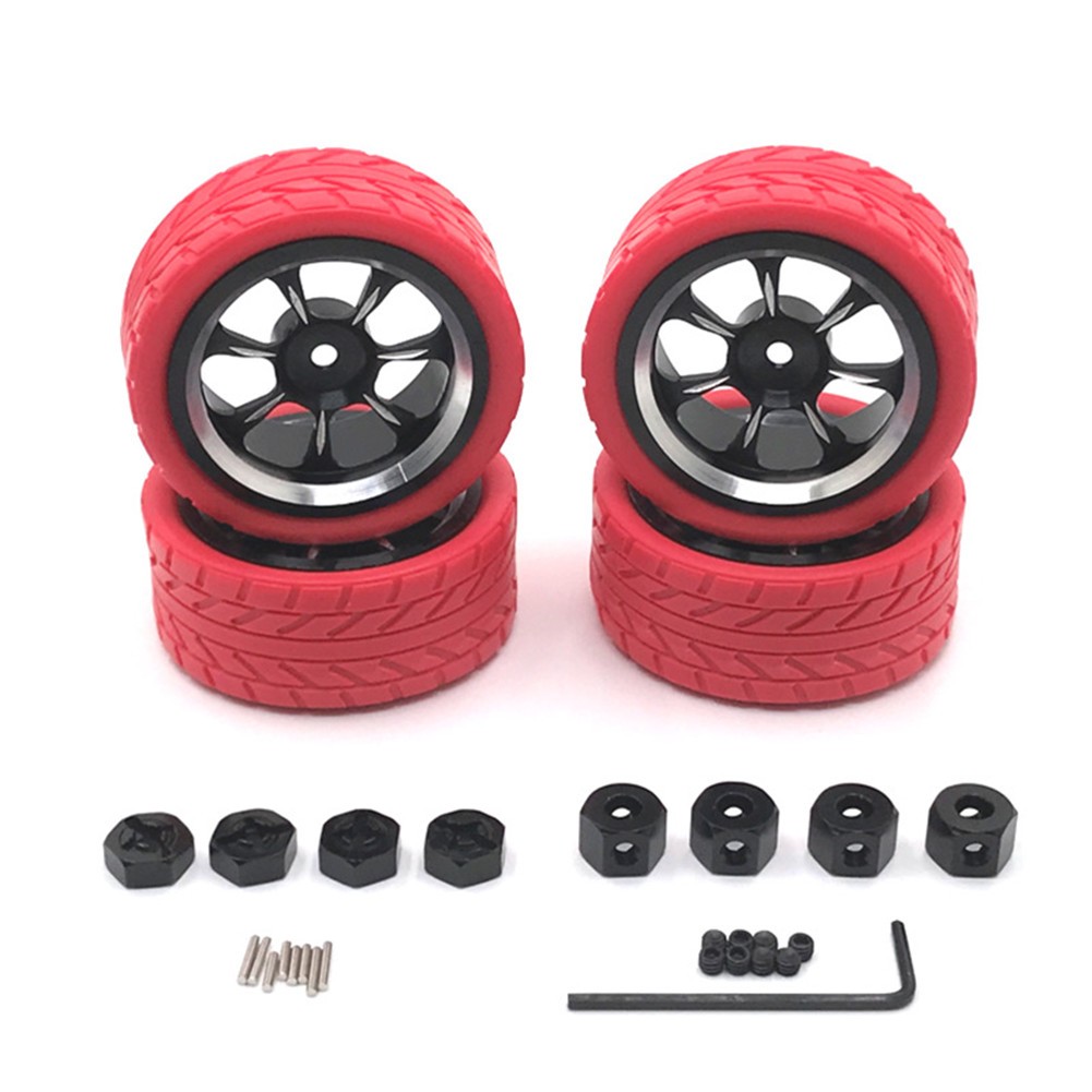 Wheel Rim Tires Tyre Kit For Wltoys 1/18 A949 A959 A969 A979