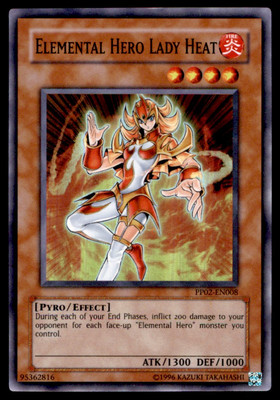 Yu-Gi-Oh! Elemental Hero Lady Heat #PP02-EN008 Near Mint