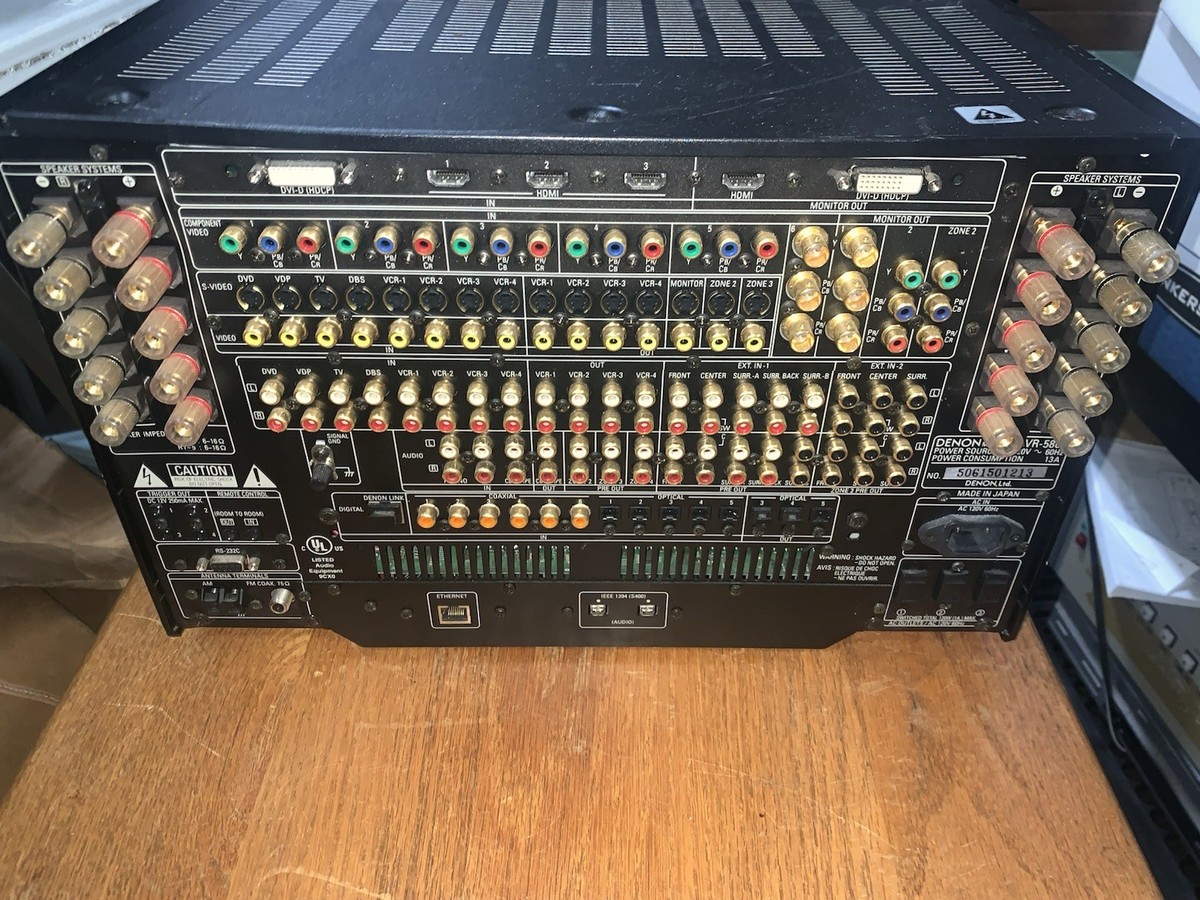 Denon Receiver AVR-5805 Flagship “Monster” Home Theater Receiver