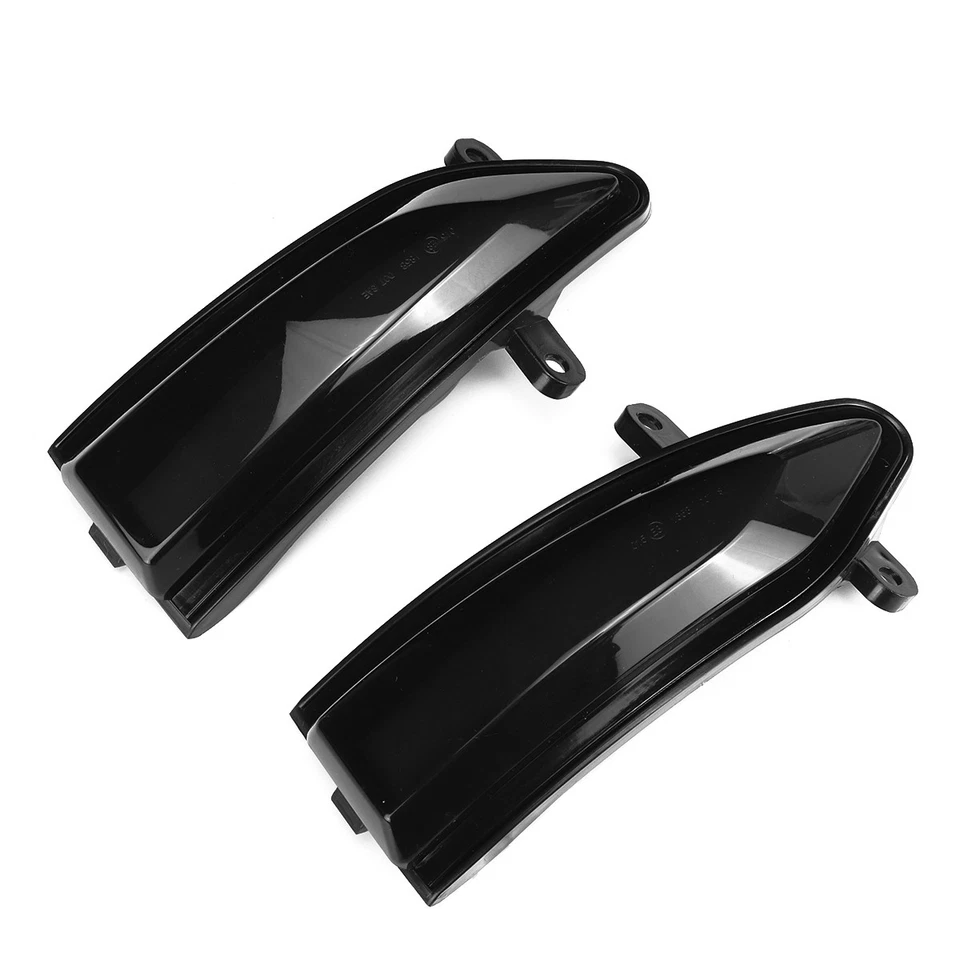 PAR de luces indicadoras LED dinámicas negras para Nissan Altima 2013-2016 Foto 4 de 4