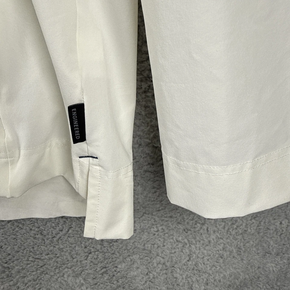 Penn State Nittany Lions Jacket Mens Large On Field 1/4 Zip White Windbreaker - Image 3 of 4