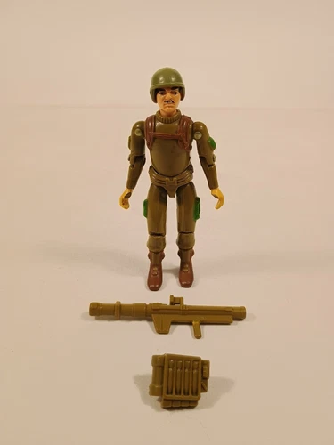 1982 Vintage G.I. GI Joe 3.75 ARAH Zap v1 Straight Arm Complete Broken Thumbs