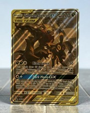 Carta promozionale JUMBO Pokemon UMBREON & DARKRAI GX SM241 Tag Team Holo Black Star