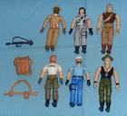 GI G.I. JOE figure lot #651 Outback Sgt Slaughter Shipwreck Doc FREE SHIP