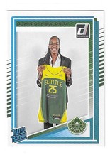 2025 PANINI - WNBA DONRUSS BASKETBALL DOMINIQUE MALONGA  STORM RATED ROOKIE CARD