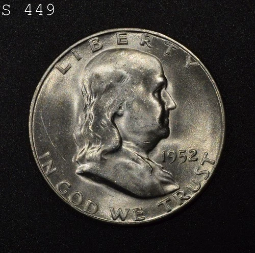 1952-S Franklin Half Dollar "GEM BU"