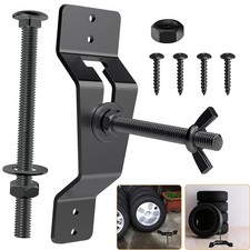 Spare Wheel Tire Stainless Steel Rack Mount Holder Fixed Support Carrier