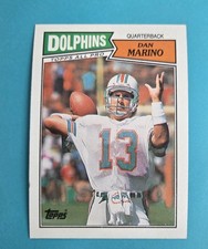1987 Topps #233 Dan Marino HOF Dolphins FOOTBALL Card 8E