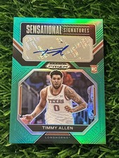 2023-24 Prizm Draft Sensational Signatures Green #SS-TMA Timmy Allen Auto (RC)