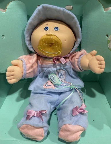 1986 Cabbage Patch Kids 12” BBB Bean Butt Baby Doll  Pacifier,