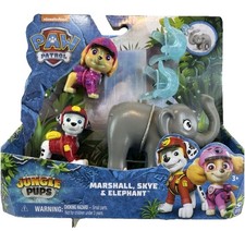 Paw Patrol Jungle Pups Marshall Skye Elephant Action Figures Nickelodeon
