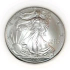 2002 $1 American Silver Eagle, US Mint, 1oz .999 Fine Silver