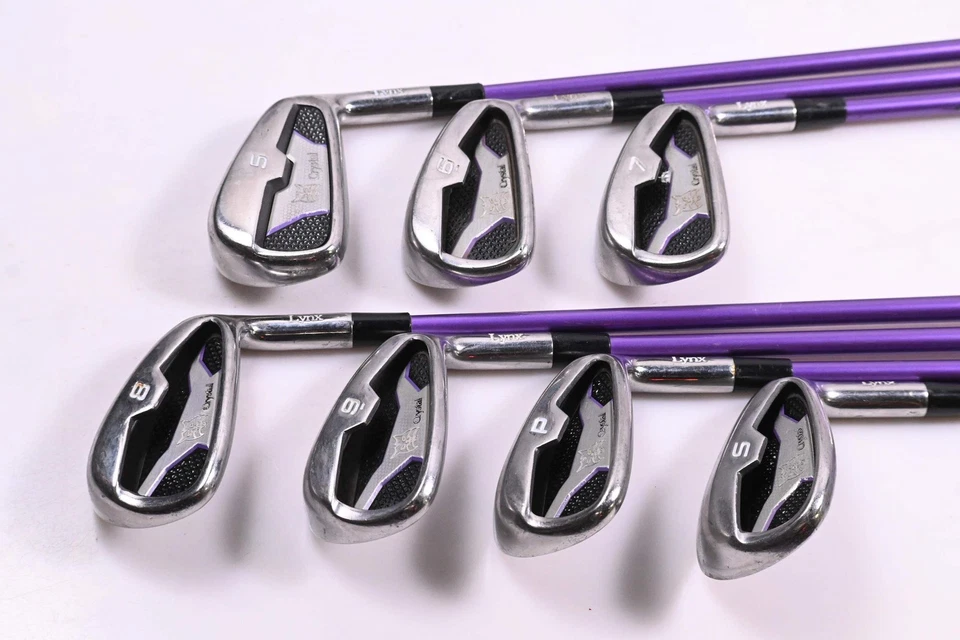 Ladies Lynx Crystal Irons / 5-PW+SW / Ladies Flex Lynx 45 Shafts - Image 2 of 4