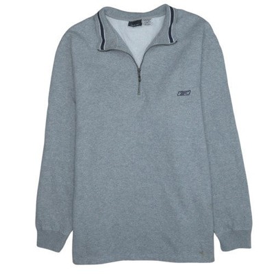 Grauer Pullover Sweatshirt Herren UK Größe 2XL Reebok