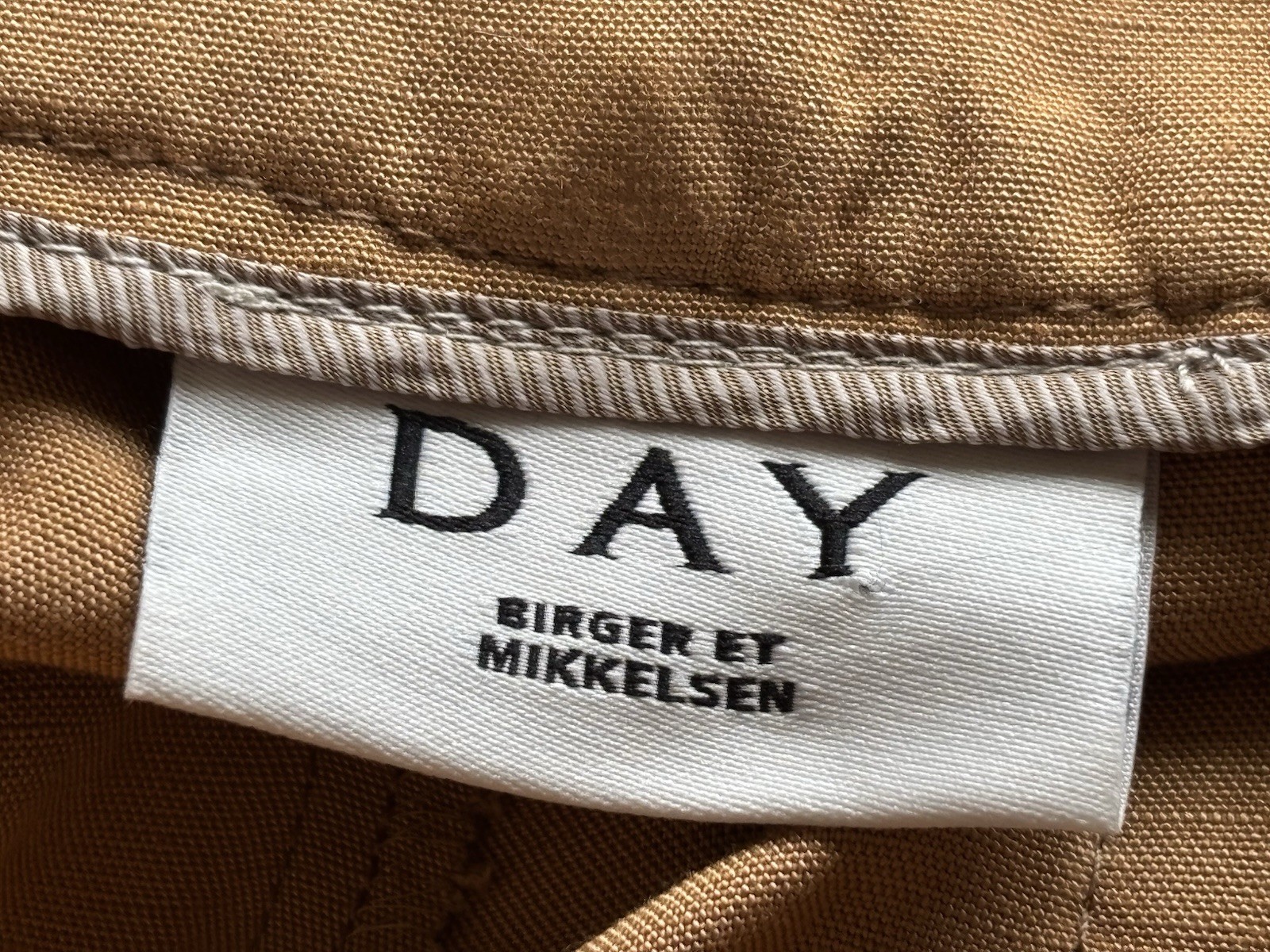 DAY BIRGER MIKKELSEN Tan PAPERBAG WAIST Tie Belt CROP Trousers UK 6 W26 L26 ARTY