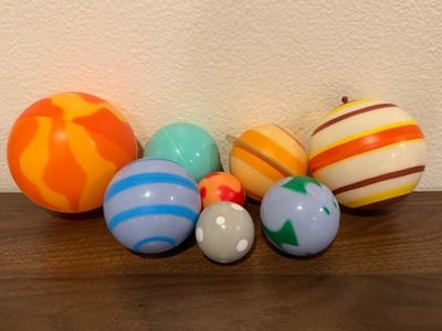 Used 3D Solar System Hanging Kit   Sun + 7 Planets Ceiling Display (No Wire)