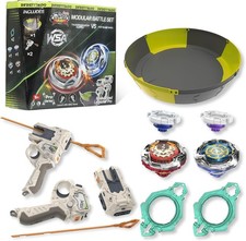 INFINITY NADO S7 Battle Arena Set with 2 Modular Launchers, Metal Defense/Endura