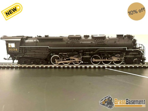 O Brass - KOHS Chesapeake & Ohio C&O H-8 'Allegheny' 2-6-6 #1634 LIMA SUPERPOW | Zustand: New