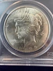 1923 $1 Silver Peace Dollar PCGS MS63 Mirror Like Sheen Sharpest Details