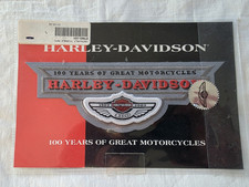 Harley Davidson Patch 100° Anniversario MEZZO TRIANGOLO #97980-03V NOS 8" x 3"