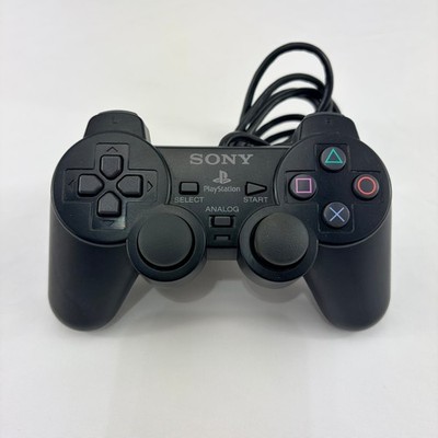 Sony PS2 BLACK Wired Controller OEM DualShock 2 PlayStation 2 AUTHENTIC