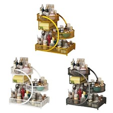 Vertical Countertop Organizers Sturdy Metal Construction for Makeup Accessory