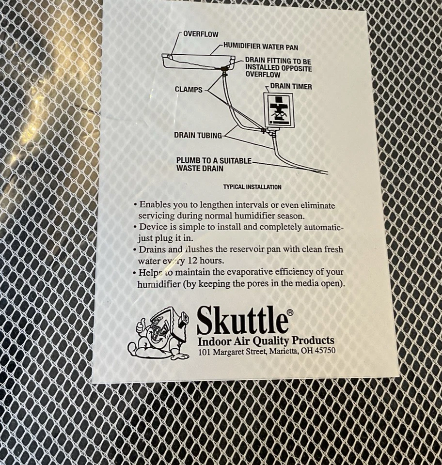 OEM Skuttle A04-1725-034 Humidifier Evaporator Replacement Pad New Hard to Find - Image 2 of 4