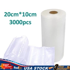 Air Pillow Packaging Bag Package Film Roll HDPE Pillow Cushion Bubbles 20*10cm