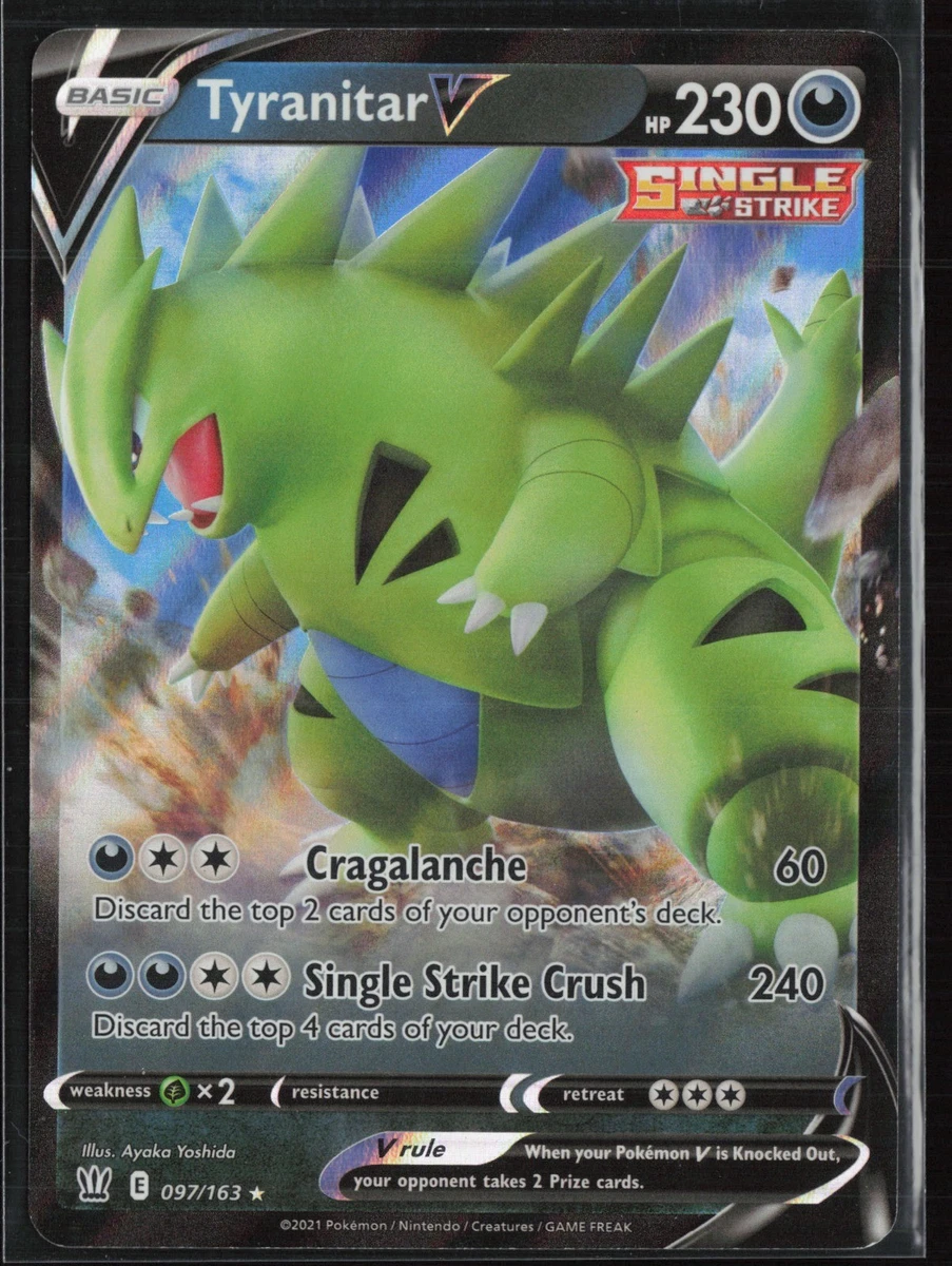 PSA10 6666 ゾロ目2021 バンギラス SR Tyranitar V Tyranitar V