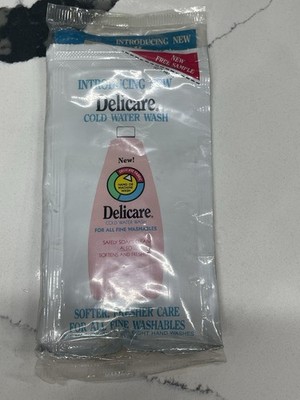 VTG 1980s Delicare Cold Water Wash  Sample in Mailer Sealed Package