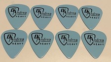 D Andrea Guitar Picks- Powder Blue w/Black. MEDIUM Gauge-Lot of 8-