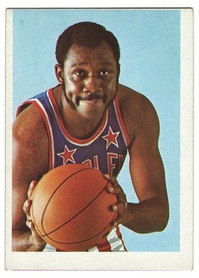 1971 FLEER # 34 - MEL DAVIS HARLEM GLOBETROTTERS - BASKETBALL CARD - NO CREASES